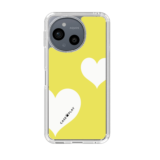 Slim Protection Case［ Two Hearts - Yellow ］