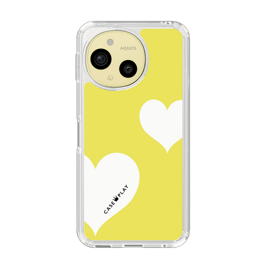 Slim Protection Case［ Two Hearts - Yellow ］