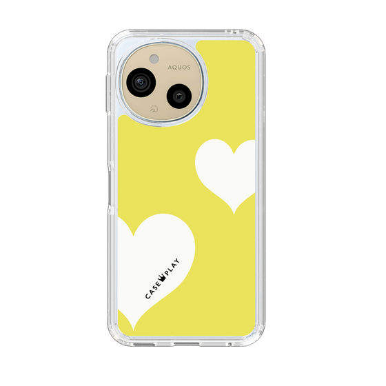 Slim Protection Case［ Two Hearts - Yellow ］