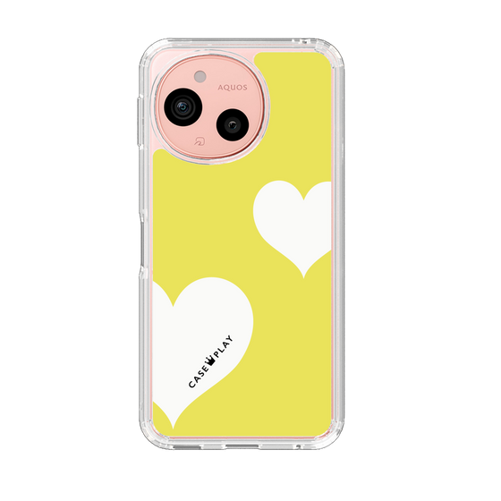 Slim Protection Case［ Two Hearts - Yellow ］