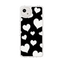 Slim Protection Case［ Dot Hearts - Black ］
