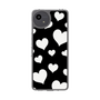 Slim Protection Case［ Dot Hearts - Black ］