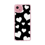 Slim Protection Case［ Dot Hearts - Black ］