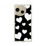 Slim Protection Case［ Dot Hearts - Black ］