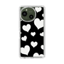 Slim Protection Case［ Dot Hearts - Black ］