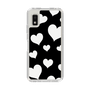 Slim Protection Case［ Dot Hearts - Black ］