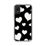 Slim Protection Case［ Dot Hearts - Black ］