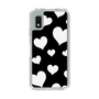 Slim Protection Case［ Dot Hearts - Black ］