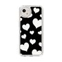 Slim Protection Case［ Dot Hearts - Black ］