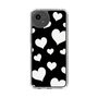 Slim Protection Case［ Dot Hearts - Black ］