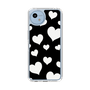 Slim Protection Case［ Dot Hearts - Black ］