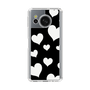 Slim Protection Case［ Dot Hearts - Black ］