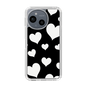 Slim Protection Case［ Dot Hearts - Black ］