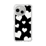 Slim Protection Case［ Dot Hearts - Black ］