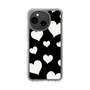Slim Protection Case［ Dot Hearts - Black ］