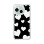 Slim Protection Case［ Dot Hearts - Black ］