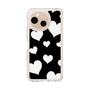 Slim Protection Case［ Dot Hearts - Black ］