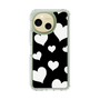 Slim Protection Case［ Dot Hearts - Black ］