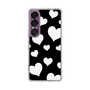 Slim Protection Case［ Dot Hearts - Black ］