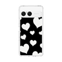 Slim Protection Case［ Dot Hearts - Black ］