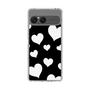 Slim Protection Case［ Dot Hearts - Black ］