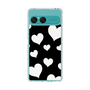 Slim Protection Case［ Dot Hearts - Black ］