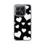 Slim Protection Case［ Dot Hearts - Black ］