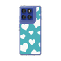 Slim Protection Case［ Dot Hearts - Blue ］