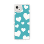 Slim Protection Case［ Dot Hearts - Blue ］