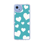 Slim Protection Case［ Dot Hearts - Blue ］