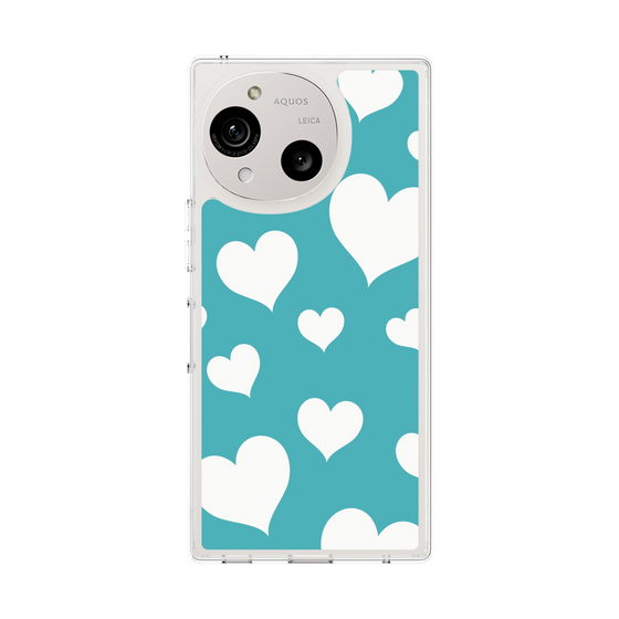 Slim Protection Case［ Dot Hearts - Blue ］