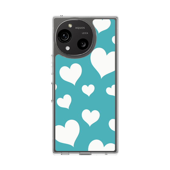 Slim Protection Case［ Dot Hearts - Blue ］