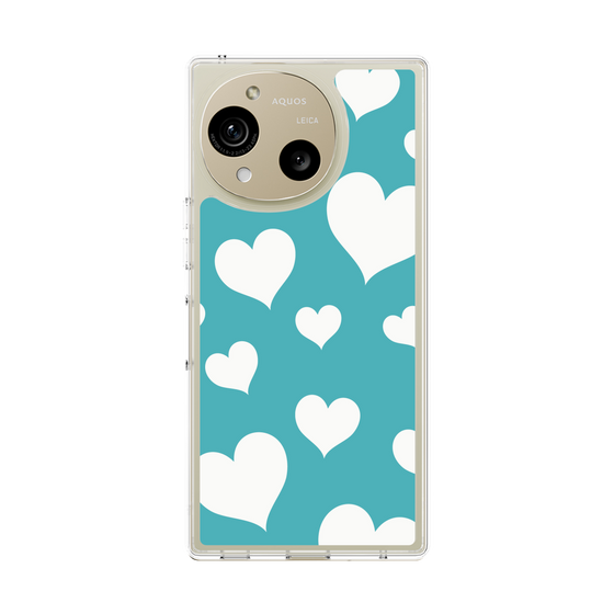 Slim Protection Case［ Dot Hearts - Blue ］