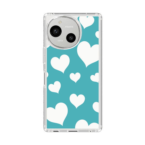 Slim Protection Case［ Dot Hearts - Blue ］