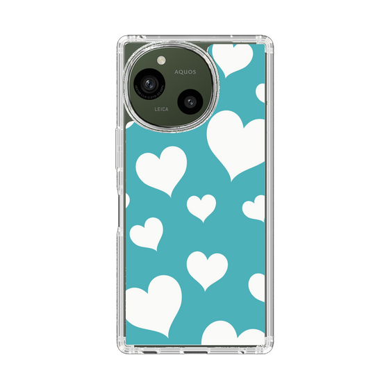 Slim Protection Case［ Dot Hearts - Blue ］