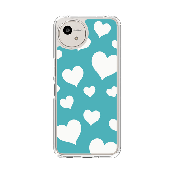 Slim Protection Case［ Dot Hearts - Blue ］