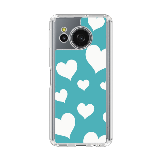 Slim Protection Case［ Dot Hearts - Blue ］