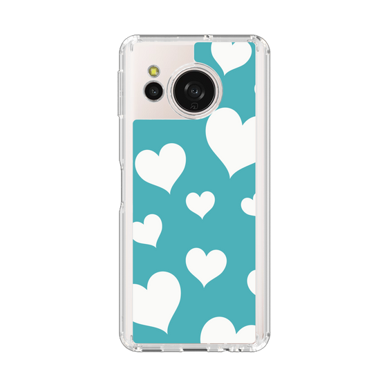 Slim Protection Case［ Dot Hearts - Blue ］