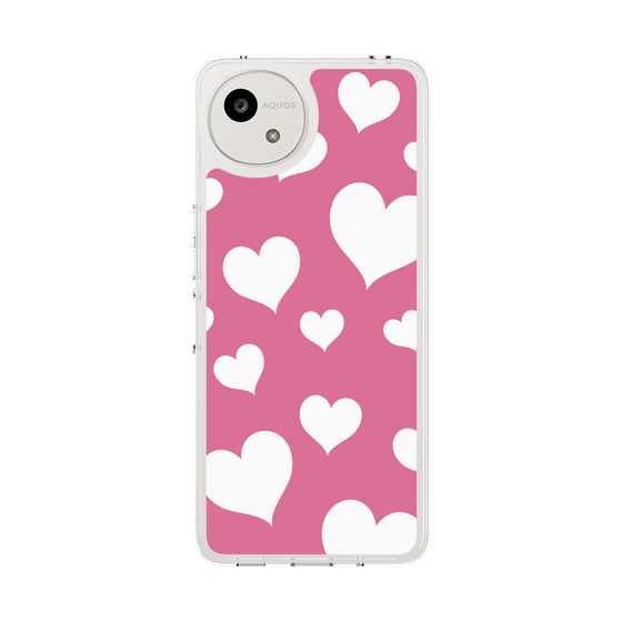 Slim Protection Case［ Dot Hearts - Pink ］