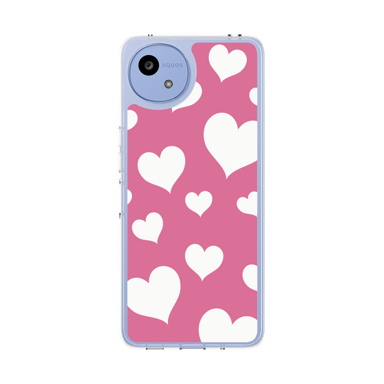 Slim Protection Case［ Dot Hearts - Pink ］