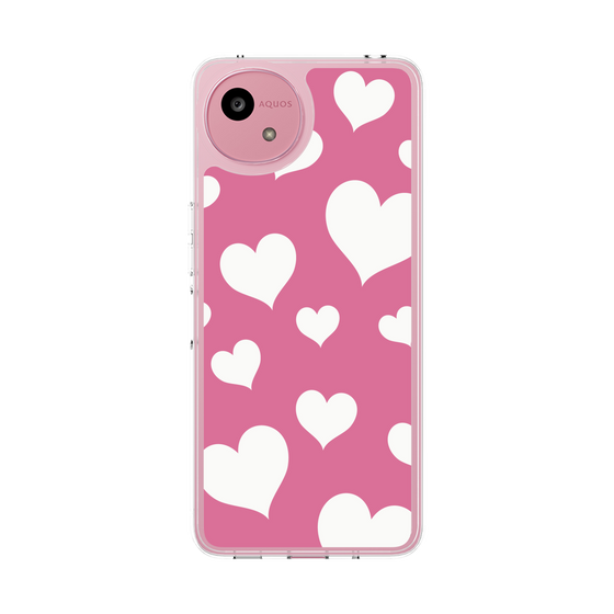 Slim Protection Case［ Dot Hearts - Pink ］
