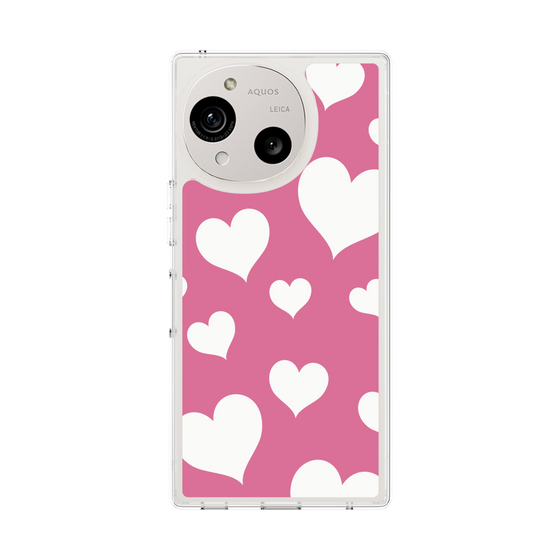 Slim Protection Case［ Dot Hearts - Pink ］