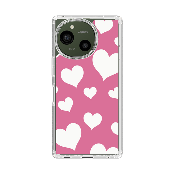 Slim Protection Case［ Dot Hearts - Pink ］