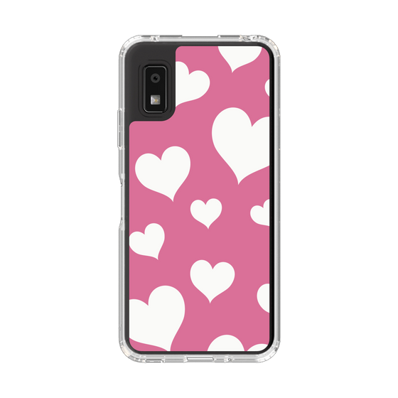 Slim Protection Case［ Dot Hearts - Pink ］