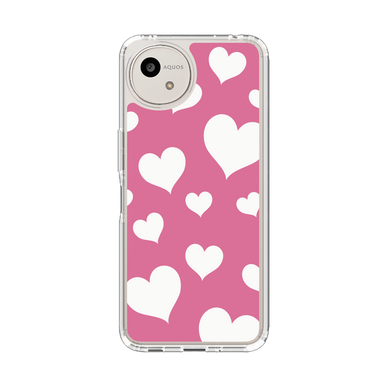 Slim Protection Case［ Dot Hearts - Pink ］