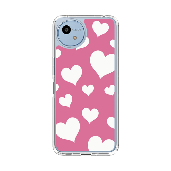Slim Protection Case［ Dot Hearts - Pink ］