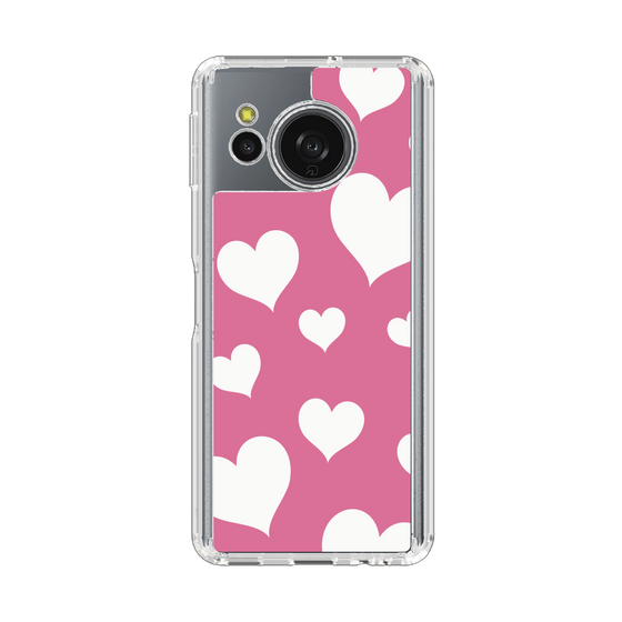 Slim Protection Case［ Dot Hearts - Pink ］