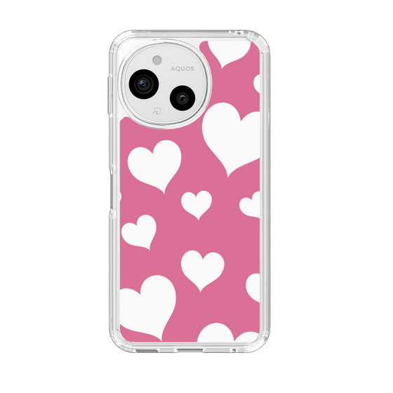Slim Protection Case［ Dot Hearts - Pink ］