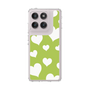 Slim Protection Case［ Dot Hearts - Green ］