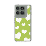 Slim Protection Case［ Dot Hearts - Green ］